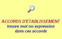 recherche dans les accords d'établissement